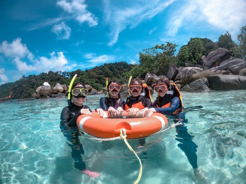 Koh Lipe: Longtail Boat Snorkeling Trip with Lunch - Hin Ngam island park and the black stone beach look