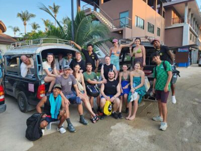 Koh Phangan Shared Road Trip by Mingalaba road trip - Pickup Window: Haad Rin and Thong Sala Timing, Plus the Map Fix