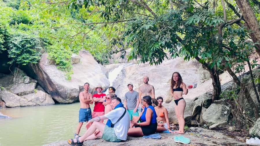 Koh Phangan Shared Road Trip by Mingalaba road trip - Sunset Choice at Amsterdam Bar or ThreeSixty Bar