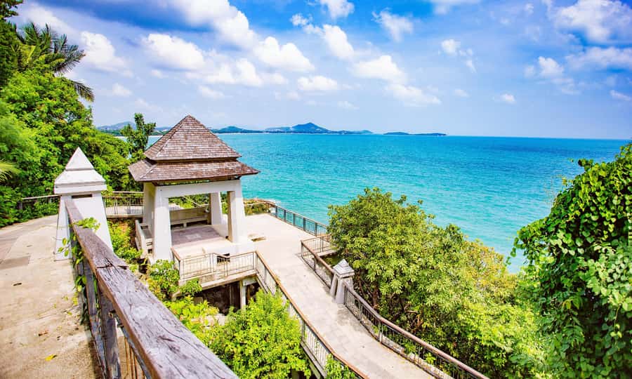 Koh Samui: Half-Day Highlights Tour with Hotel Transfers - Laad Koh View Point: Chaweng Beach from above