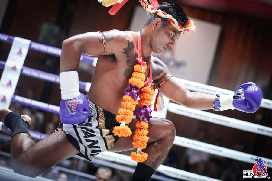 Koh Samui: International Stadium Muay Thai Match Ticket - Muay Thai action in the ring: eight limbs, real pace, real intensity