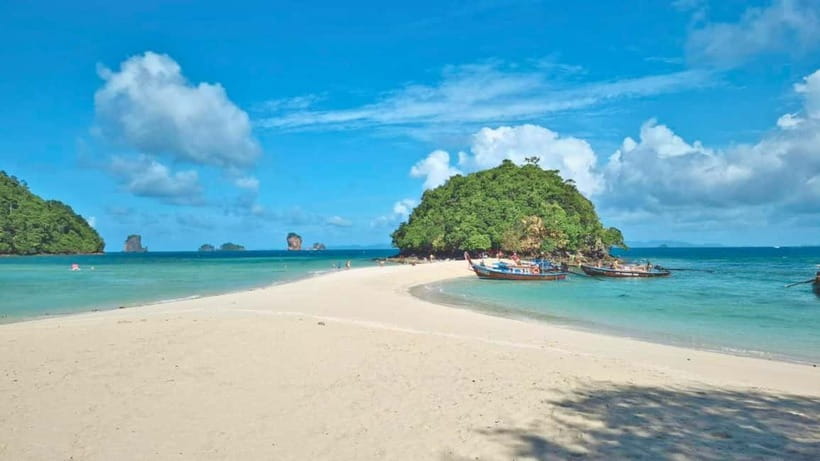 Krabi: 4 Islands Hopping & Snorkeling Tour - First Stop: Phra Nang Beach and the Spirit-Cave Moment