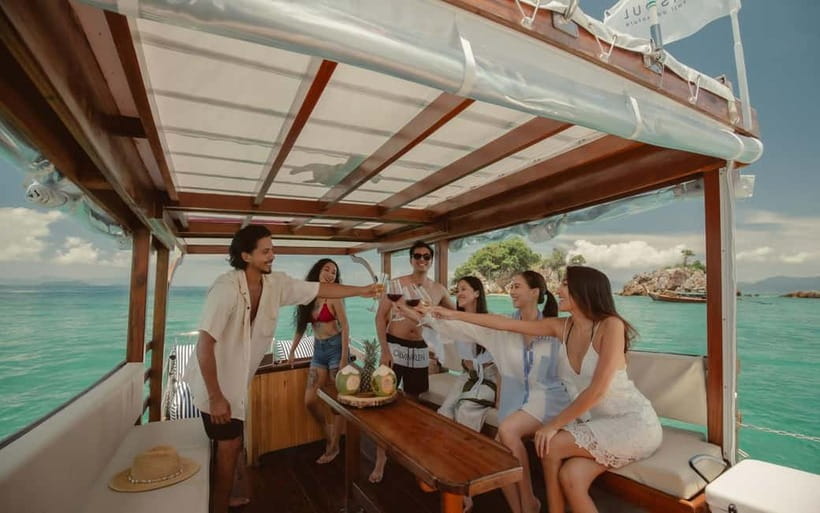 Krabi: 7 Island Tour by Luxury Longtail Boat with Snorkeling - The snorkeling stop: what’s included and what to expect