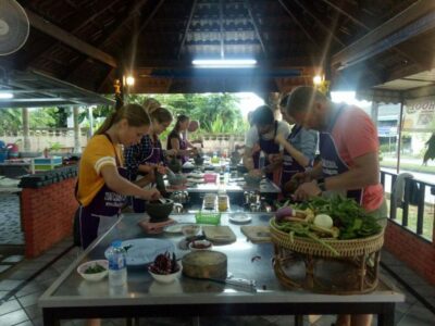Krabi: Cooking Class at Thai Charm Cooking School with Meal - The 4-hour rhythm: pick your menu, cook, then feast