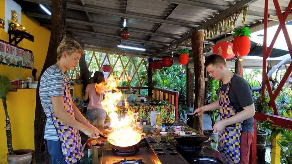Krabi: Cooking Class at Thai Charm Cooking School with Meal - Build-your-own Thai feast: how the menu choices play together