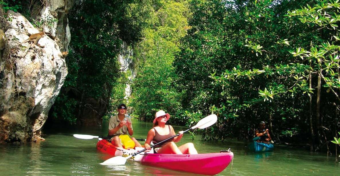Krabi: Guided Kayaking Tour at Ao Thalane - The core paddle route: mangroves, caves, canyons, and lagoons