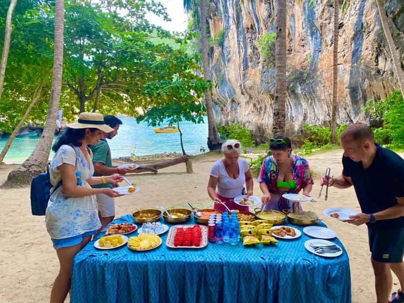 Krabi: Hong Island & Ko Pak Bia Tour with Sunset Dinner - Ko Pak Bia sunset BBQ dinner, aerial view, and the plankton night swim