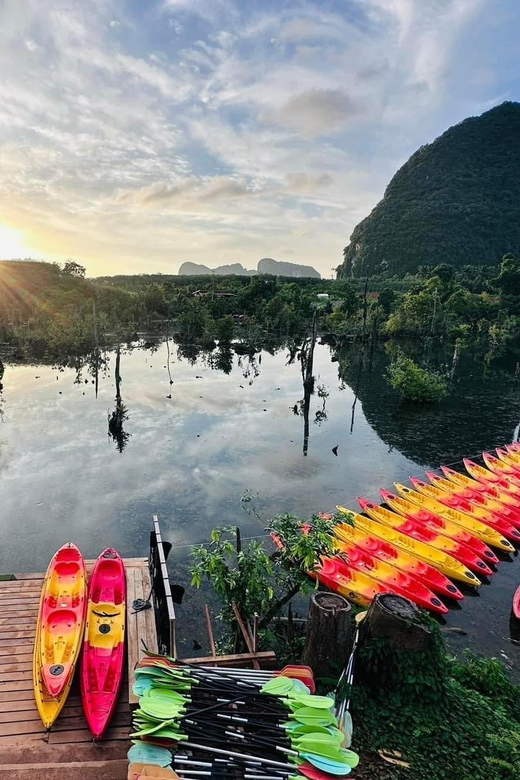 Krabi kayaking and swimming clongrood Tour - Paddling Through Klong Root Canal Like a Local
