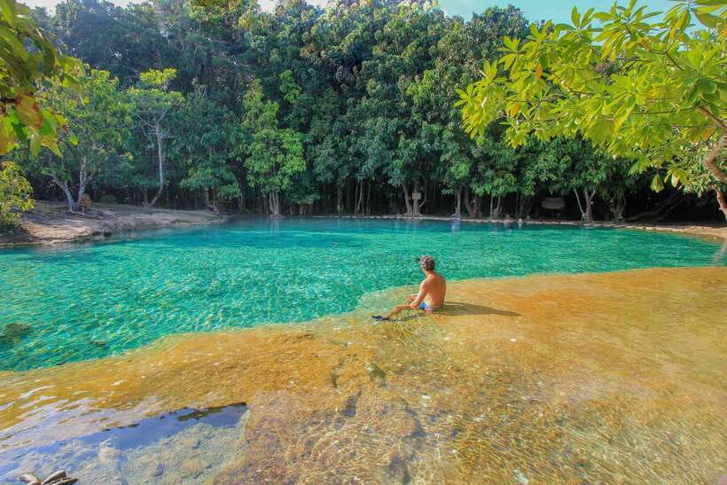 Krabi Outback Explorer to Emerald Pool & Wareerak Hotspring - Emerald Pool swim: blue-green water and why it’s the main event