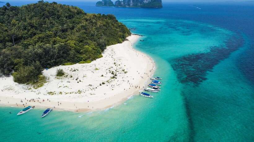 Krabi: Phi Phi Islands Speedboat Tour with Buffet Lunch - Pileh Lagoon: Emerald Water and a Sand Strip Viewpoint