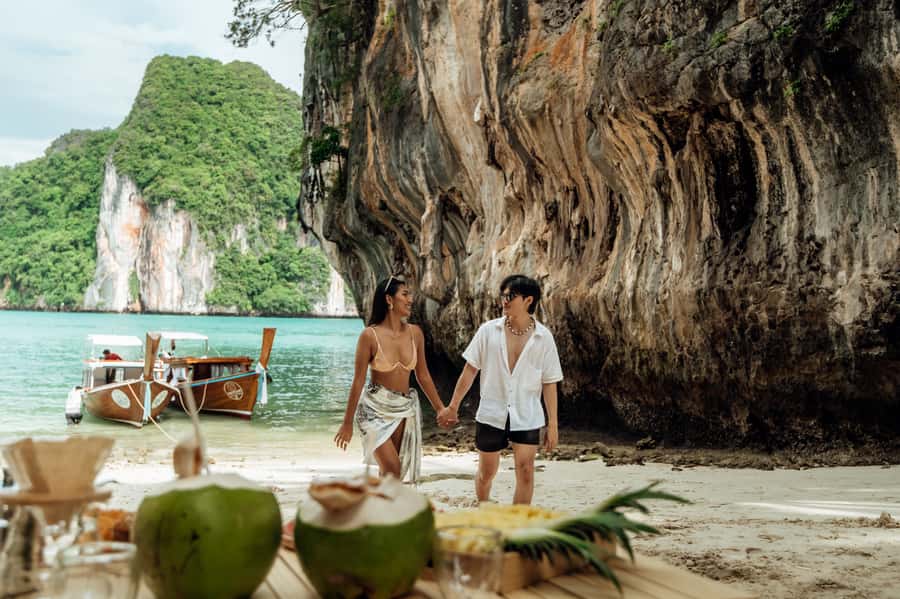 Krabi: Private Luxury Longtail Boat Island Hopping Tour - Weather reality: rain is often okay, wind and waves are the problem