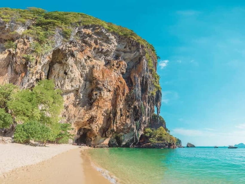 Krabi: Railay Phra Nang & Diamond Cave Sunset Plankton Tour - Getting from Krabi to Railay Bay: the boat ride is the warm-up