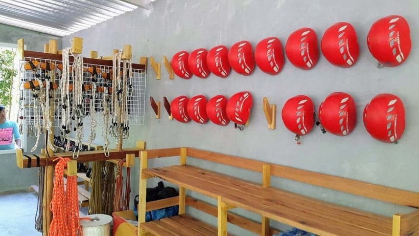 Krabi: Ziplining with Abseiling and Rock Climbing Options - Tree ladder climbing: the surprise workout