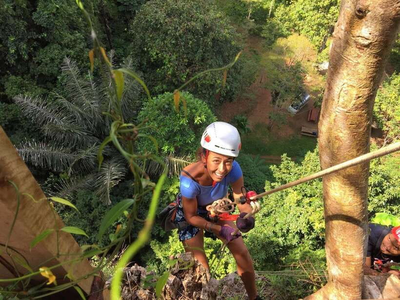 Krabi: Ziplining with Abseiling and Rock Climbing Options - Safety gear, harness checks, and the guide style that matters
