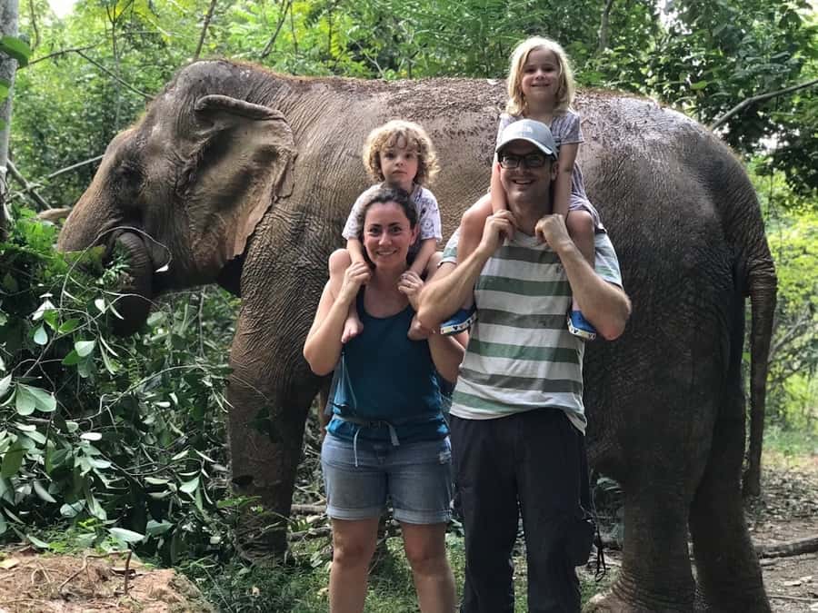 Pattaya: Ethical Elephant Sanctuary Interactive Tour - River bath and swimming with elephants: how the water part really feels