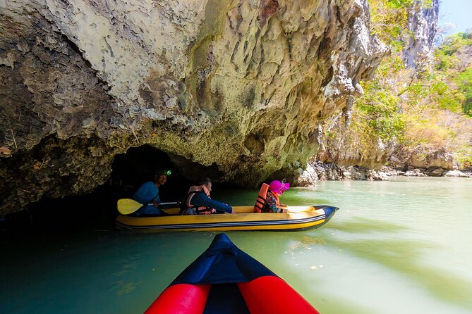 Phang Nga Bay and James Bond Island with Canoeing By Big Boat - Stop 1: Phanak Island Canoeing Through Caves and Mangroves