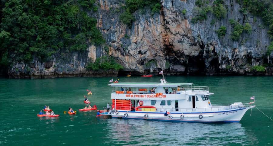 Phang-nga: James Bond Twilight Sea Canoe & Glowing Plankton - The Twilight Sea Canoe & Glowing Plankton Show at Night