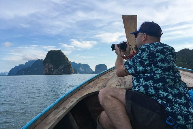 Phang Nga Treasures Sunrise Trekking and No-crowd James Bond by longtailed boat - Canoeing through Hongs of Phang Nga: lagoons, limestone cliffs, and tight timing