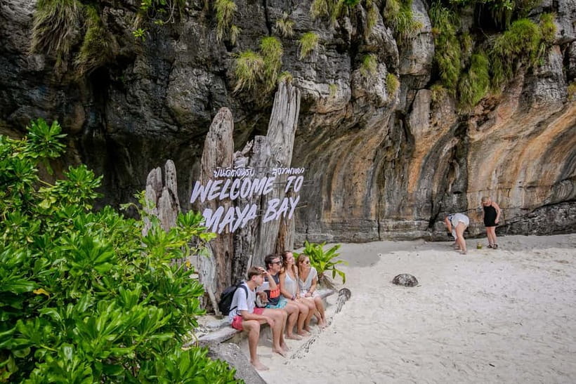 Phi Phi: 7 Island Longtail Boat Snorkeling Tour with Sunset - Monkey Beach + Viking Cave: Tiny Time Slots, Big Mood Changes