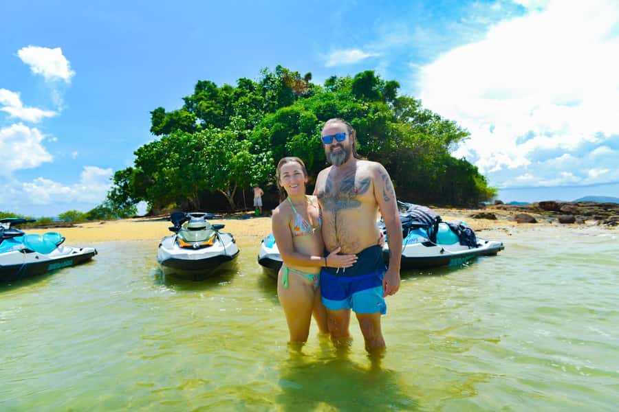 Phuket: 5 or 8-Island Jet Ski Tour with Lunch and Transfer - Transfers from Kata, Karon, and Patong: easy in theory, variable in practice