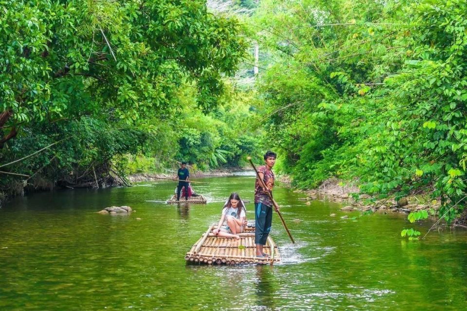 Phuket: Bamboo Rafting, Monkey Cave, and ATV Option - Jungle waterfall walk: a self-guided stretch and possible swim