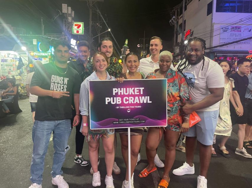 Phuket: Bar Crawl Tour - Bangla Road at 9:30 PM: how the night starts
