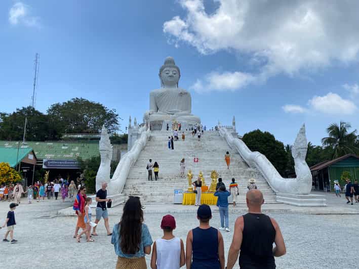 Phuket: Guided Tour of Phuket City with Hotel Transfers - Big Buddha on Nakerd Mountain: iconic, but not fully open