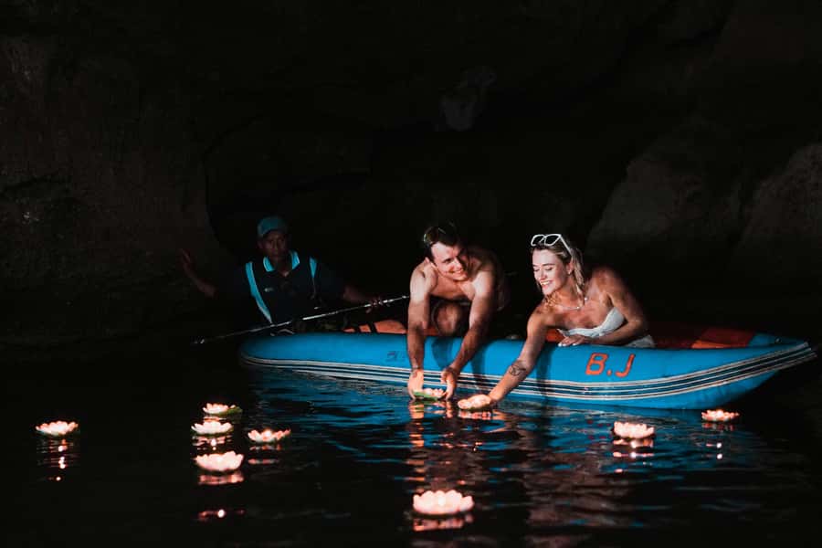Phuket: James Bond & Phang Nga Bay by Luxury Sunset Yacht - Hong Island sea caves: canoeing through the limestone world
