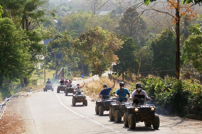Phuket Paradise ATV and Zipline Experience - Big Buddha viewpoint stop: outside views, monkeys, and a tough detour possibility