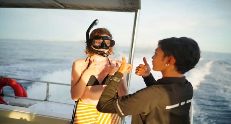 Phuket: Phi Phi, Maya, and Maiton by Luxury Yacht with Lunch - Maithon Island snorkeling plus the fun water zone