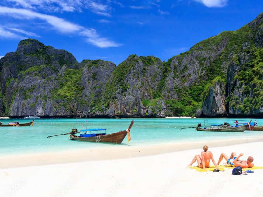 Phuket; Phi Phi, Maya Bay, Bamboo or Khai Island Speedboat - Monkey Beach photo stop: the beauty is real, the monkeys are unpredictable