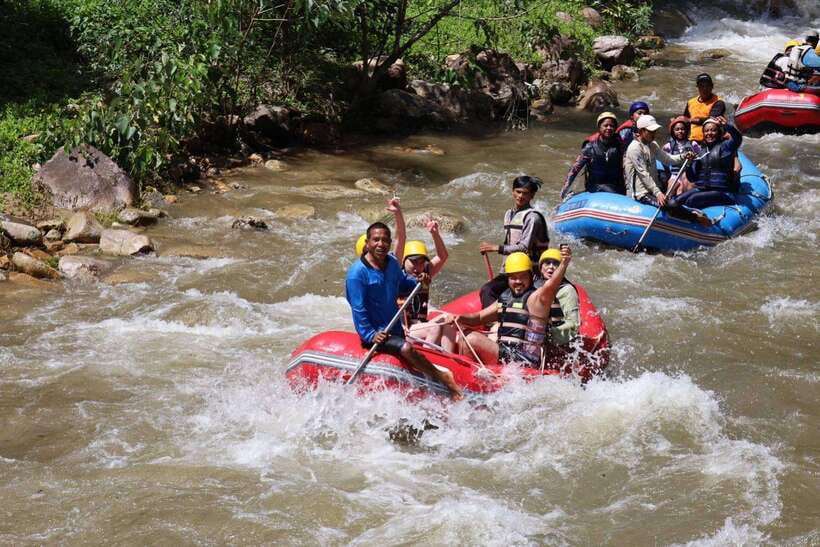 Phuket: Rafting 5KM and ATV Ride 30MIN Adventures - Zipline Break + Waterfall Stop: The Fun Reset Between Big Gear Moments