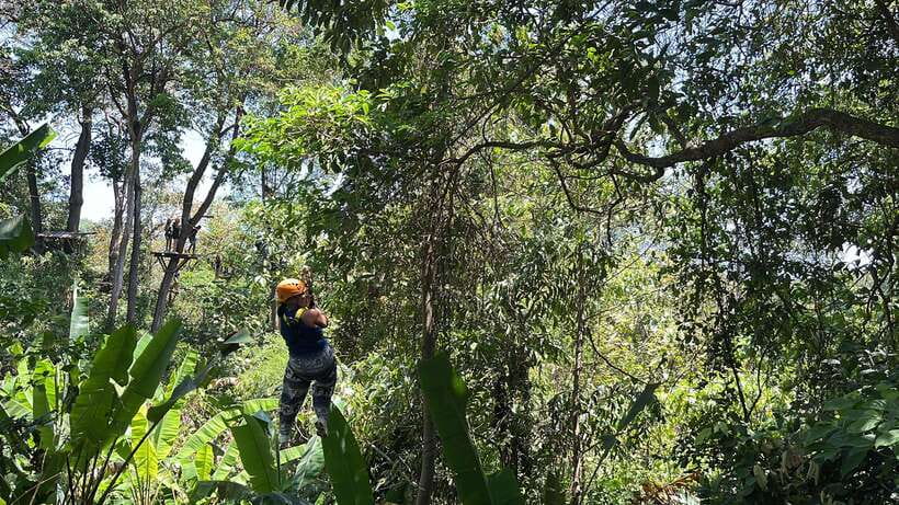 Phuket Ultimate Combo: Jungle ATV & Zipline Adventure - Zipline Camp Becomes a High-Ropes Obstacle Course