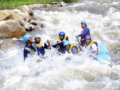 Phuket: White Water Rafting, Zipline, and Elephant Sanctuary - Song Phraek white-water rafting: training first, then 5 km thrills