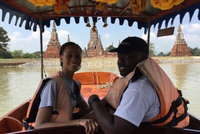 Private Excursion to Ayutthaya, UNESCO World Heritage site with Boat Tour - Wat Yai Chaya Mongkol: the living temple chedi moment