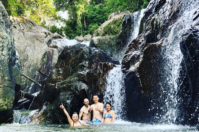 Samui X Quad ATV Tour (1 Driver) with Lunch - Hin Lad Waterfall: swimming and the tricky part of the walk