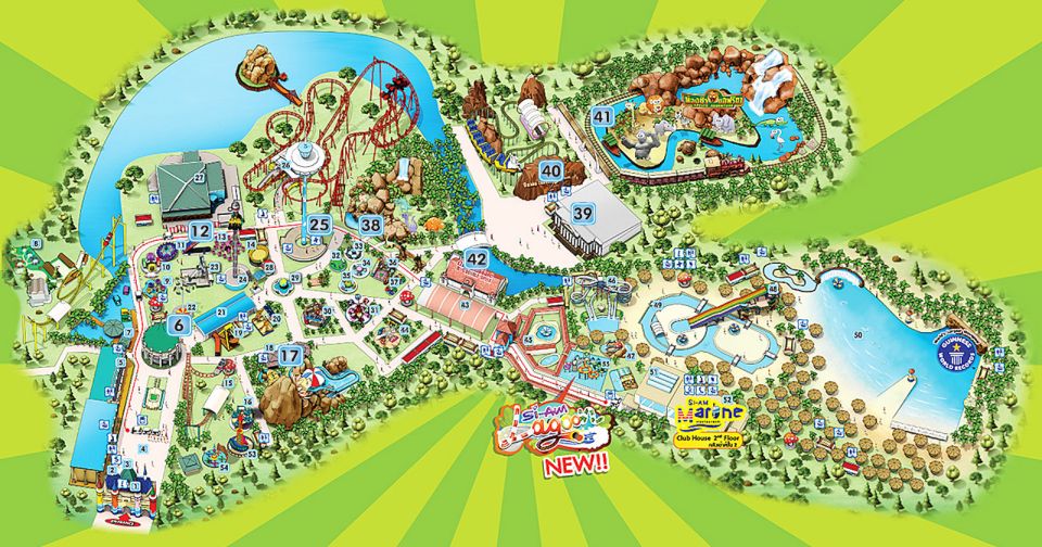 Siam Amazing Park: Water Park Ticket and Buffet Lunch - Theme-park thrills: coasters, upside-down moments, and height rules