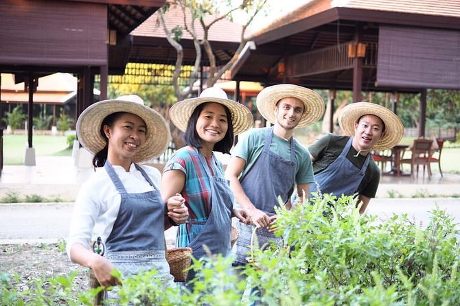 Sunset Thai Cooking with Grandma - Farm & Evening Feast - Open-Air Kitchen Cooking: Your Station, Your Pace, Golden Light