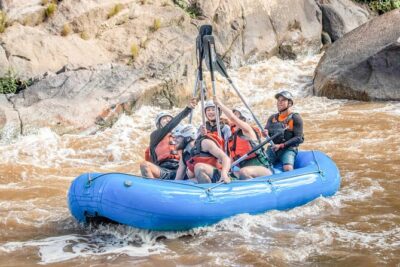 Whitewater Rafting Adventure - Getting Picked Up and Reaching 8Adventures Base Camp in One Piece