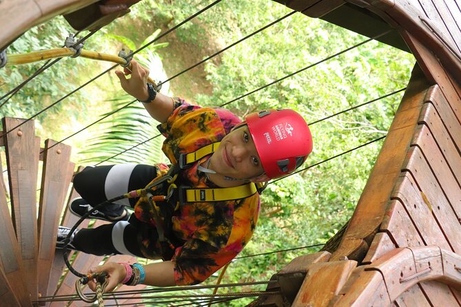 World A+ (Zipline 32 Platforms + Roller + Sky Walk with World Set Menu ) - Safety and equipment: why reviews focus on gear condition