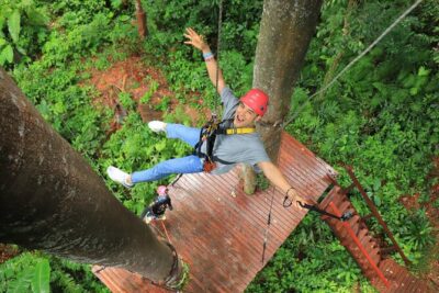 World C+ (Ziplines 10 Platforms + Roller + Sky Walk and World Set Menu ) - Getting to Hanuman World from Phuket Town without the headache